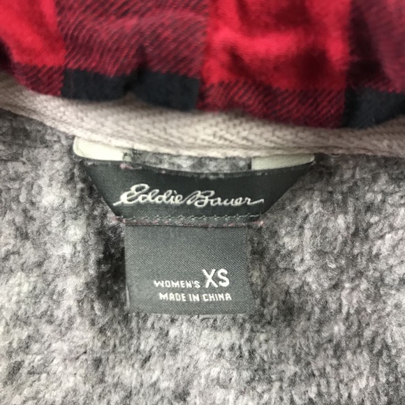Eddie Bauer Womens Hoodie Gray Heathered XS - Picture 4 of 5
